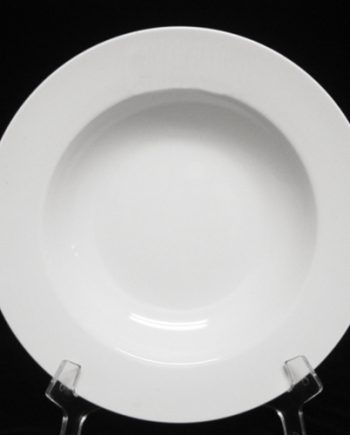 Ensemble Assiette à soupe 4 pièces Milan 8.5” rond en porcelaine fine – 95S