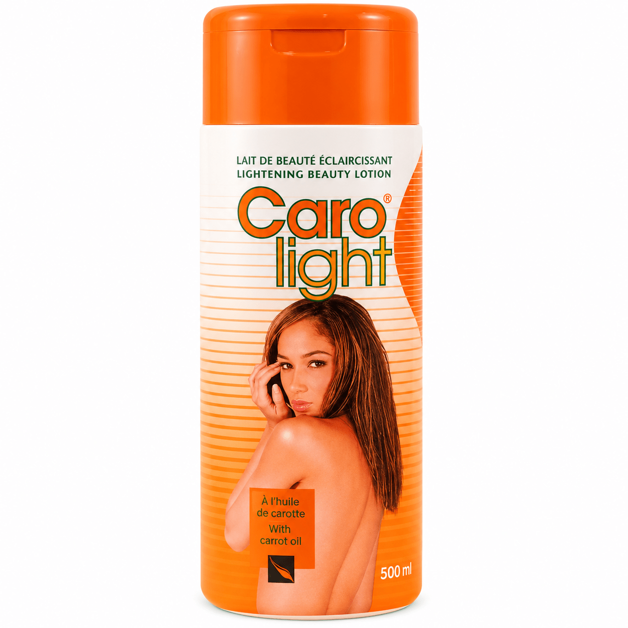 Caro Light lait de beauté à l’huile de carotte 500 ml soin corporel hydratant