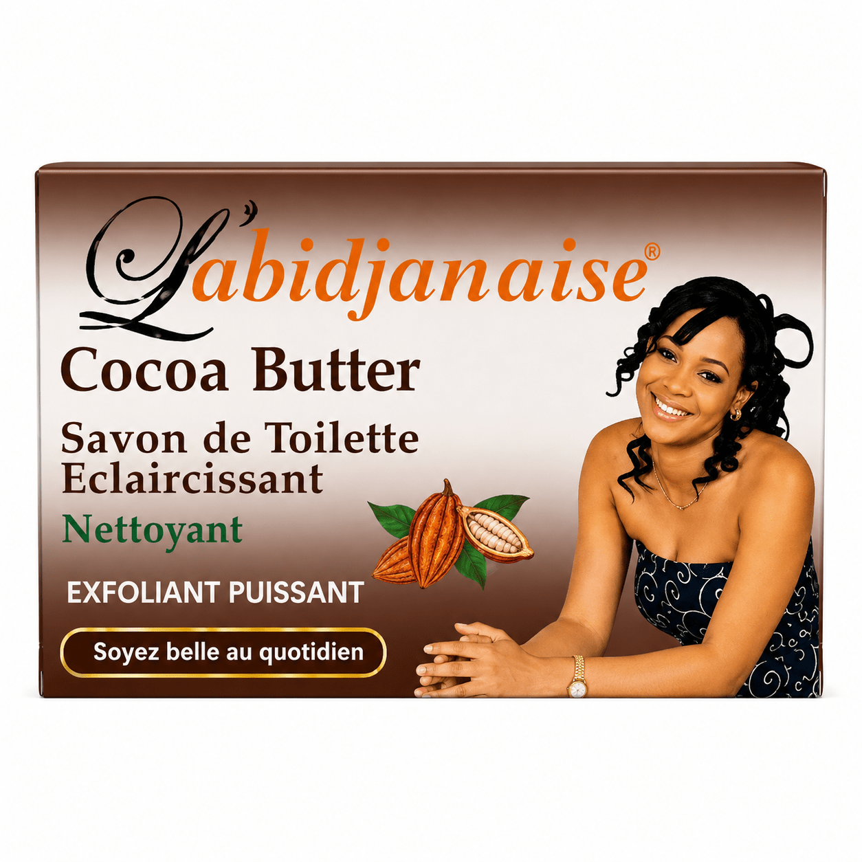 L'abidjanaise - Cocoa butter soap 225 g