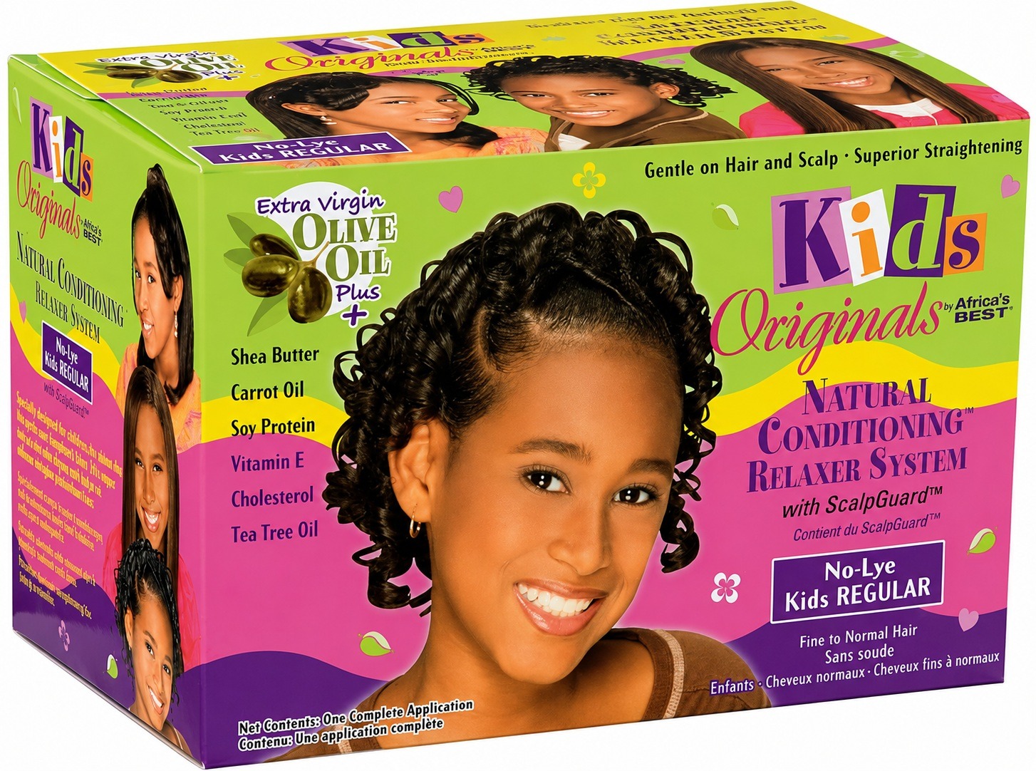Africa’s Best Kids Regular Organic Conditioning Relaxer System kit défrisant enfant Regular