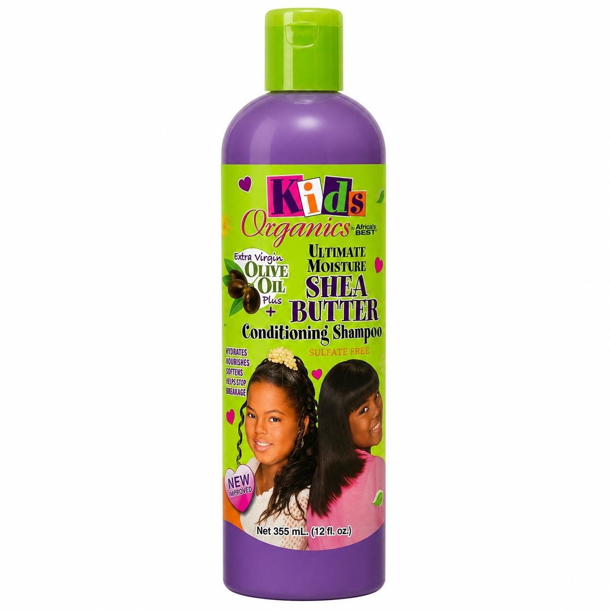 Africa’s Best Kids Ultimate Moisture Shea Butter Conditioning Shampoo 355 ml shampooing enfant au karité
