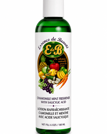 Essence de beauté - lotion rafraichissante camomille et menthe avec acide salicylique 180 ml