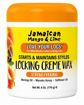 Jamaican Mango & Lime Locking Creme Wax Strengthening 6 oz