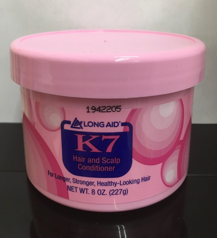LONG AID (LA) - K7 HAIR AND SCALP CONDITIONER, FOR LONGER, STRONGER, HEALTHY-LOOKING HAIR, 227 G/8 OZ