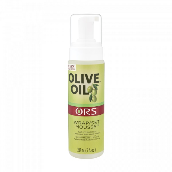 ORS OLIVE OIL - WRAP/SET MOUSSE HAIR STYLING MOUSSE MOISTURIZES, HOLDS &  ADDS VOLUME, 207 ML/7  | Polytronic