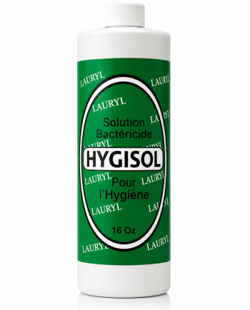 Hygisol Solution bactéricide hygiénique Lauryl 16 oz pour l’hygiène externe.