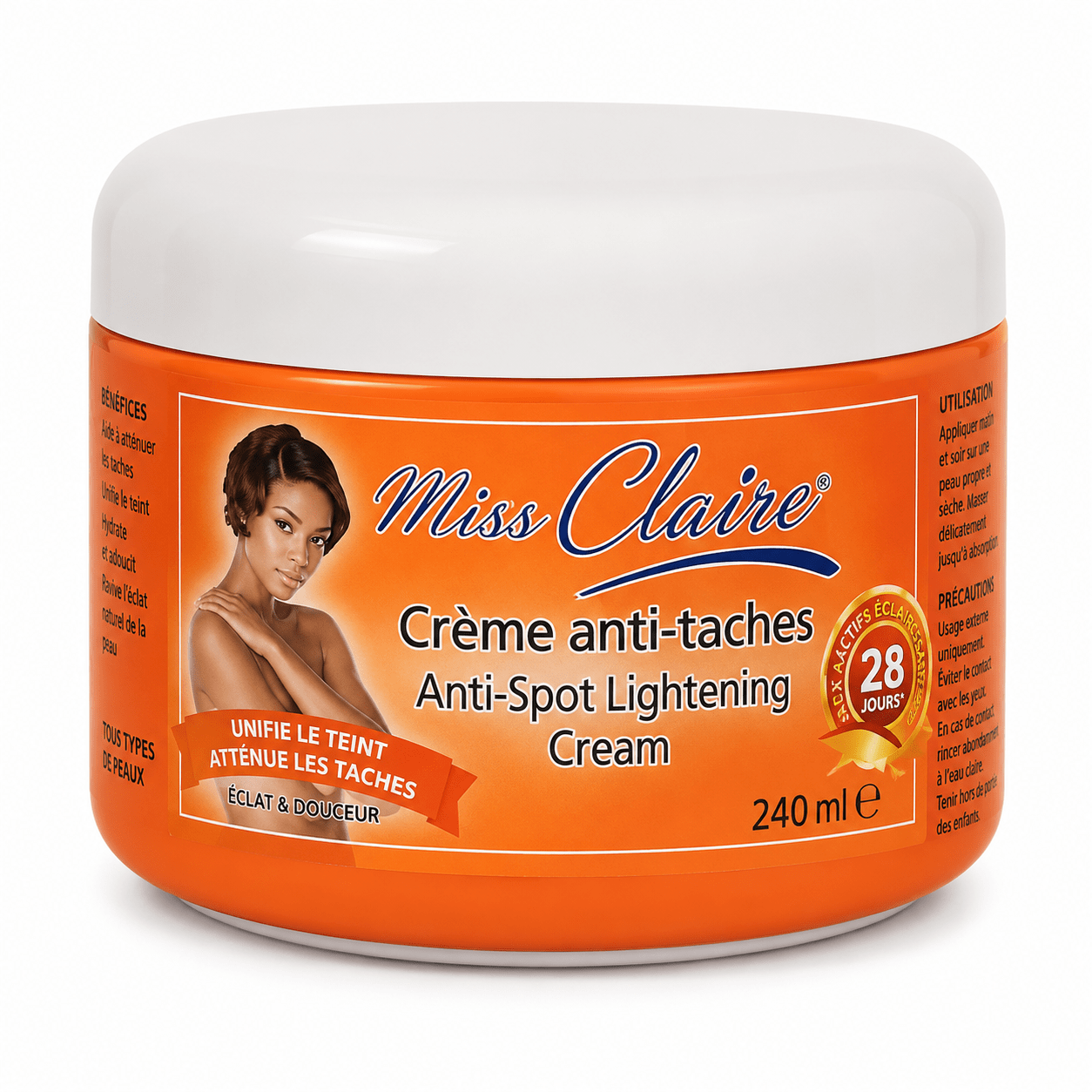 Miss Claire crème anti-taches 240 ml crème de beauté éclat ciblée