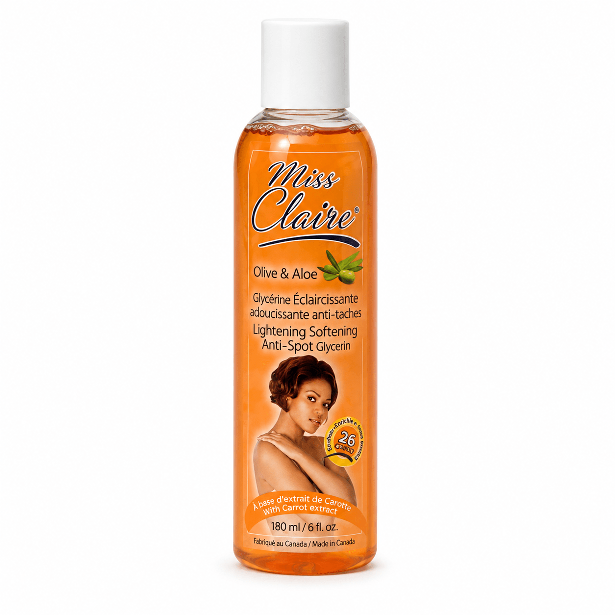 Miss Claire glycérine adoucissante 180 ml soin hydratant peau sèche