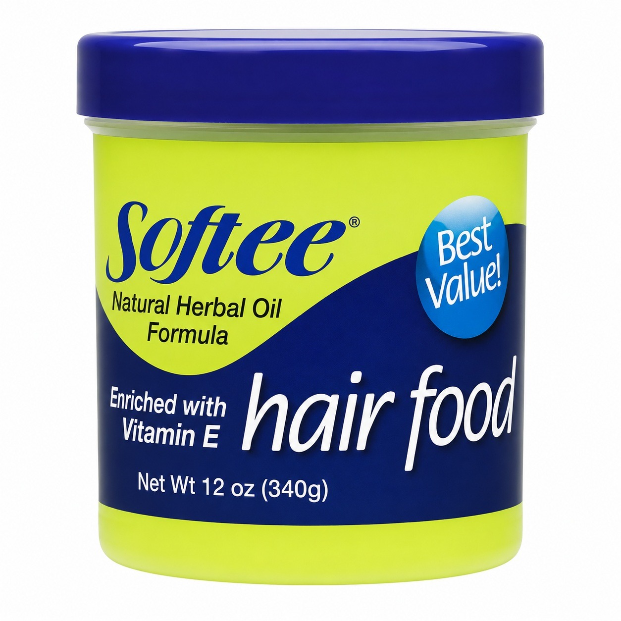 Softee Hair Food Natural Herbal Oil Formula 12 oz