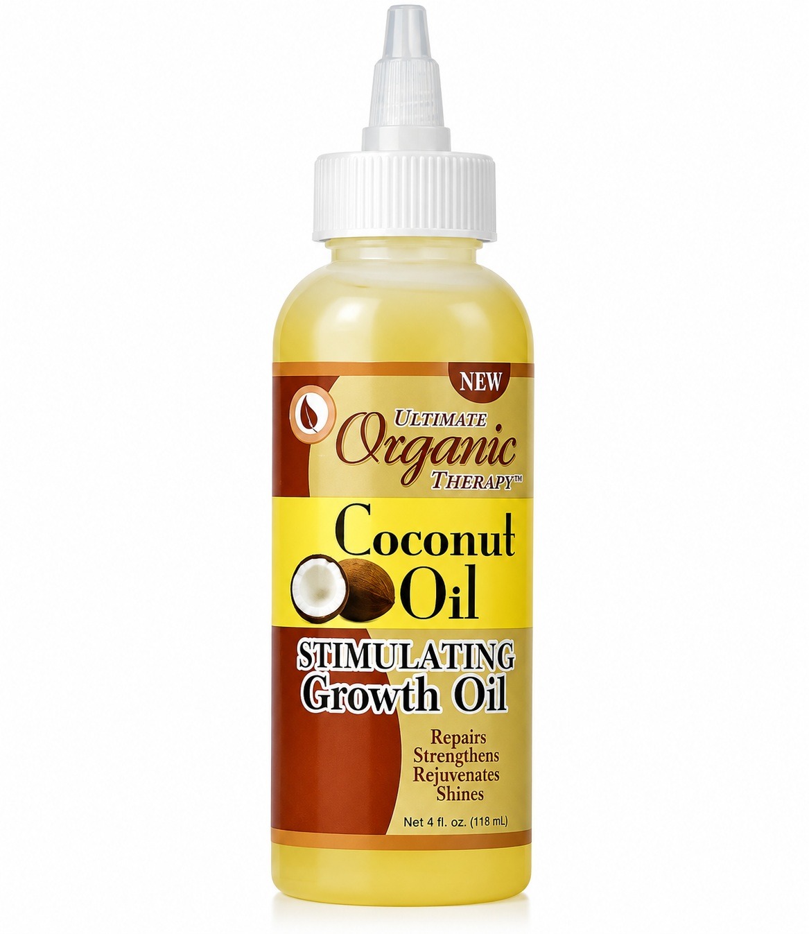 Ultimate Organic Therapy Coconut Oil Growth-Stimulating Oil 4 fl. oz