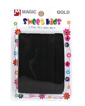 MAGIC GOLD - RIBBON BLACK, SWEET KIDS HAIR ACCESSORIES, ITEM NO. 5056BK