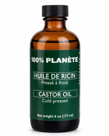 100% Planète Huile de Ricin Pressé à Froid 6 oz