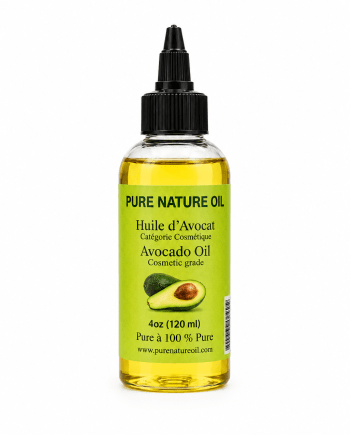 Pure Nature Oil Huile d’Avocat Catégorie Cosmétique 4 oz