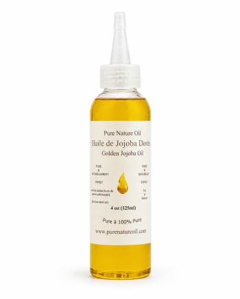 Huile de jojoba dorée 100% pure 125 ml
