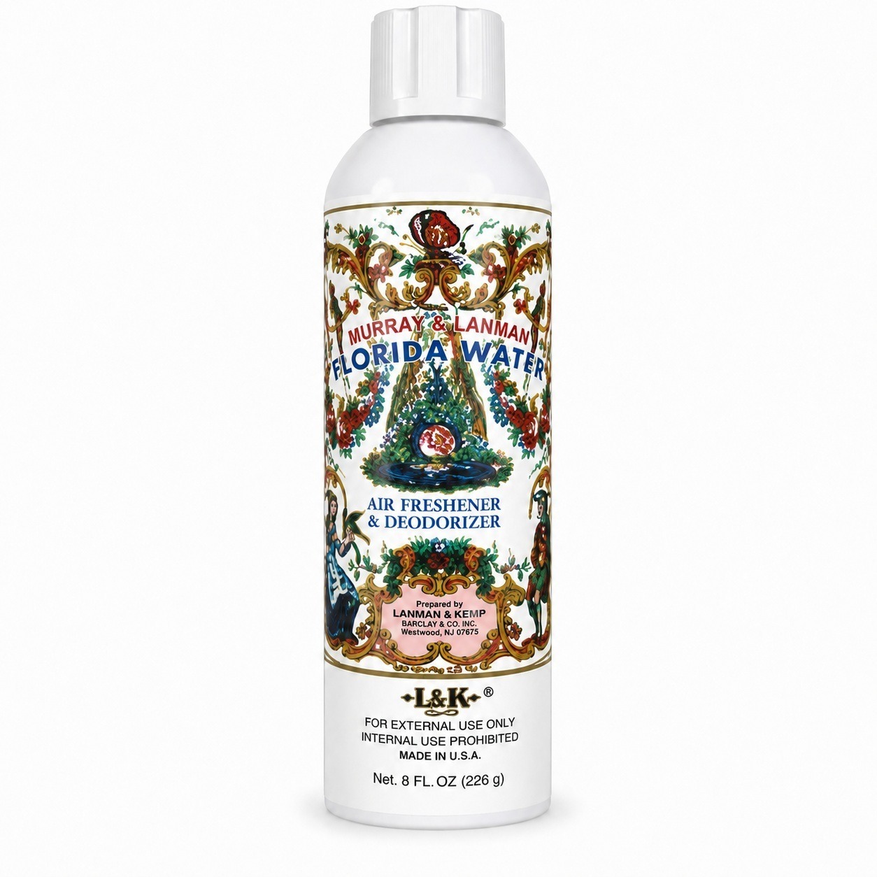 Murray & Lanman Florida Water Air Freshener & Deodorizer, 8 fl. oz.