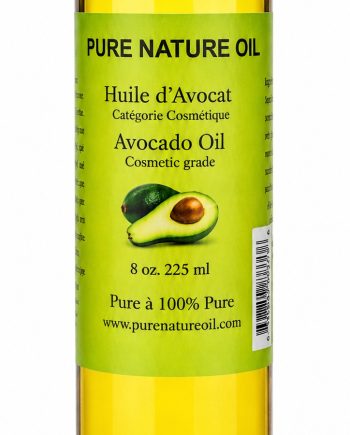 Pure Nature Oil Huile d’Avocat Catégorie Cosmétique 8 oz