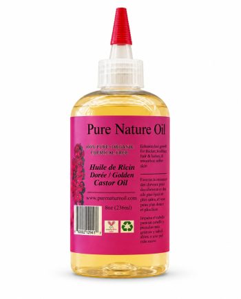 Pure Nature Oil Huile de Ricin Dorée 8 oz