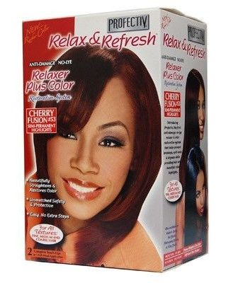 relaxer plus color cherry fusion