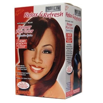 relaxer plus color cherry fusion
