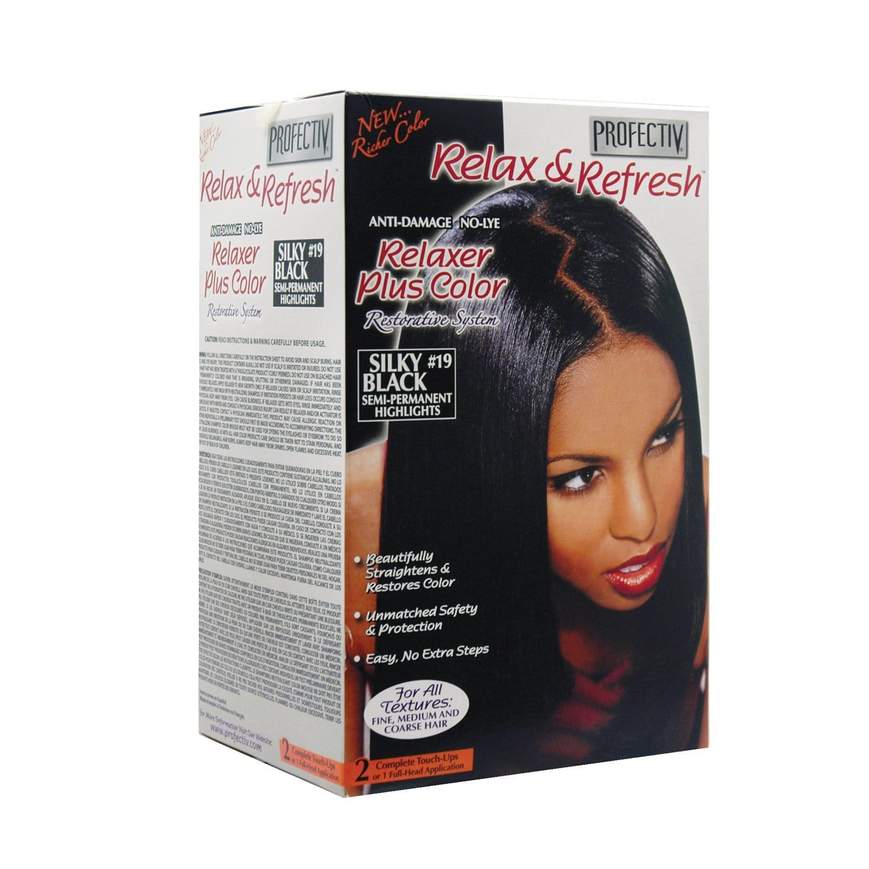 Relaxer plus color Silky Black