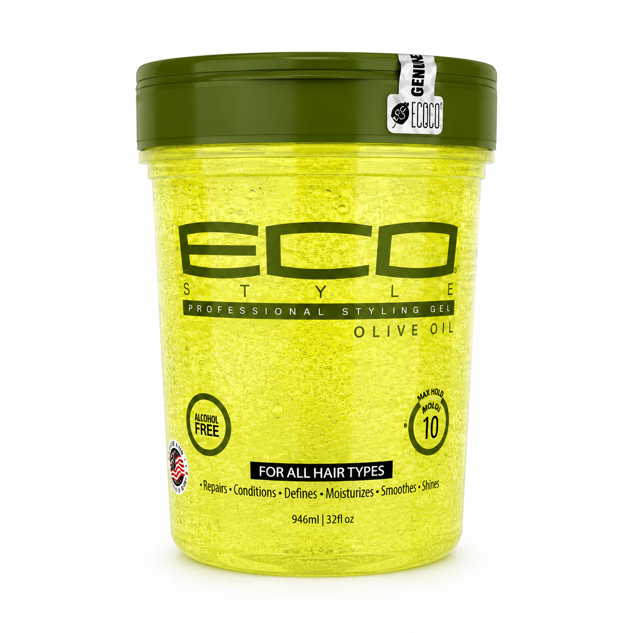 Eco - Olive oil professional styling gel 946ml / 32 fl.oz
