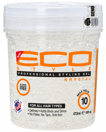 Eco Krystal Professional Styling Gel 946 ml gel coiffant transparent tenue maximale 10.