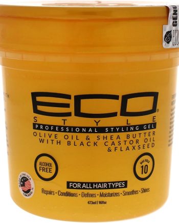 Eco - shea butter black castor oil styling gel 946 ml