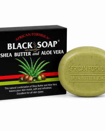 Formule Africaine Savon Noir au Beurre de Karité 3.5 oz savon nettoyant nourrissant pour la peau
