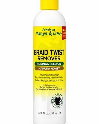 Jamaican Mango & Lime Braid Twist Remover Moringa Seed Oil & Manuka Honey 8 fl. oz.