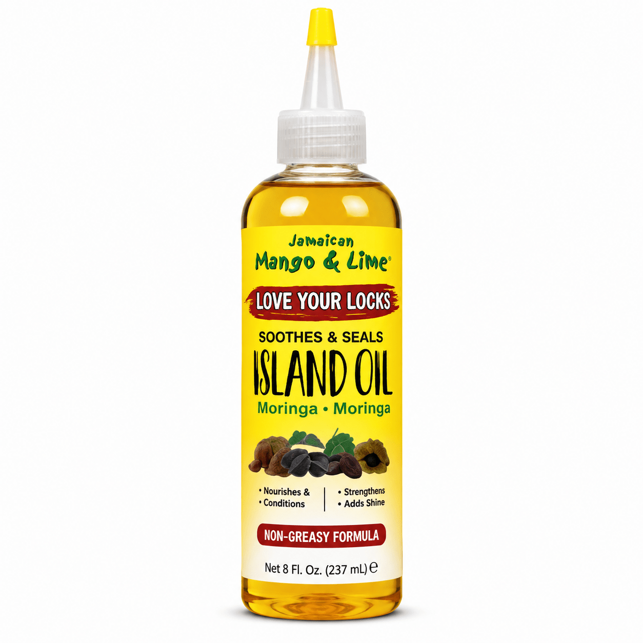 Jamaican Mango & Lime Island Oil Moringa huile capillaire 237 ml
