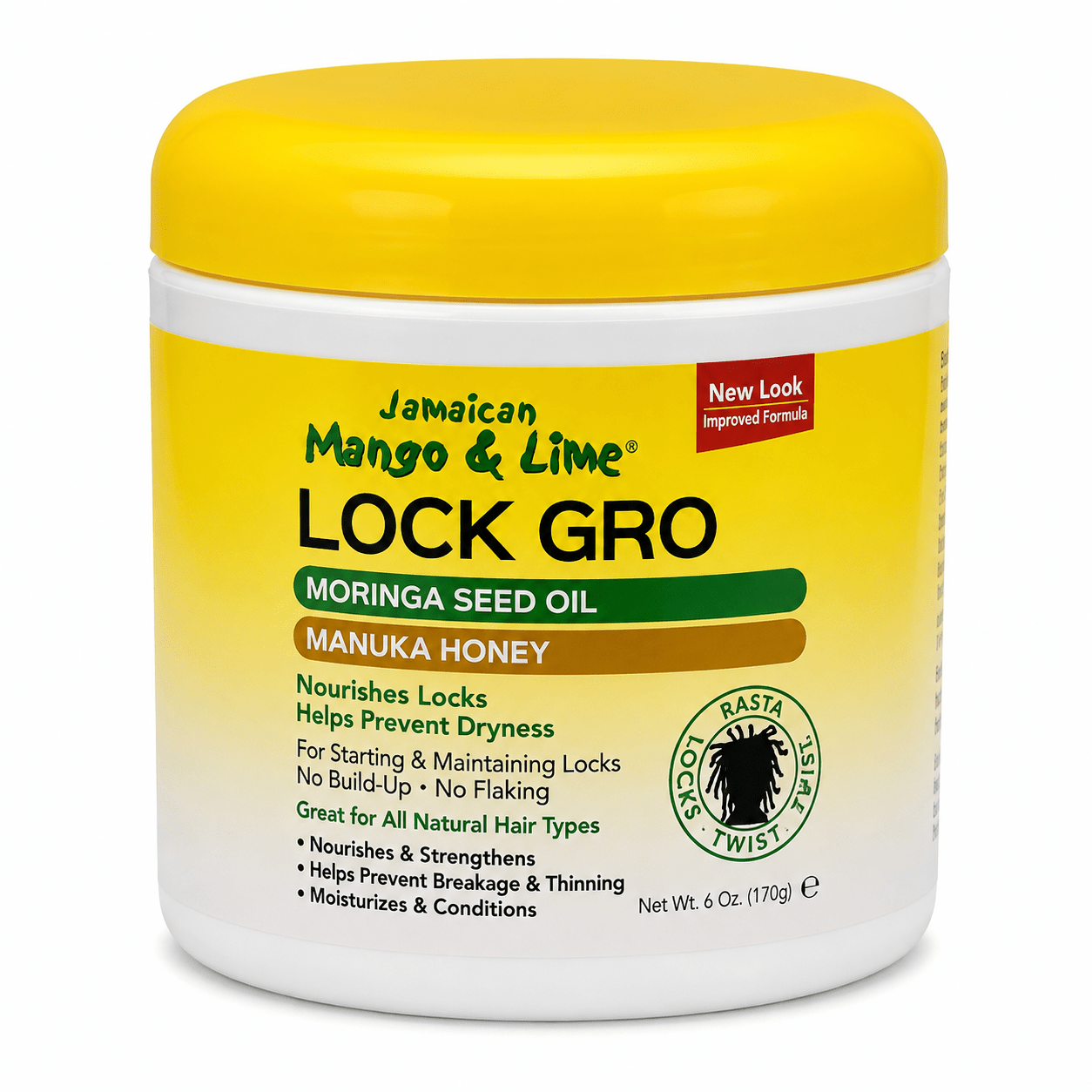 Jamaican Mango & Lime Lock Gro Moringa Seed Oil 6 oz.
