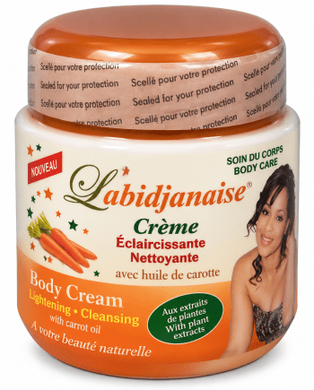 L'Abidjanaise Crème Nettoyante Carotte 300 g soin corporel à l’huile de carotte.