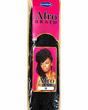 Supreme Afro Braid Meches Synthetiques 1B