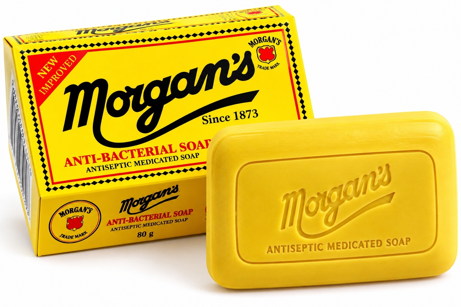 Morgan's Savon antibactérien visage et corps 80 g