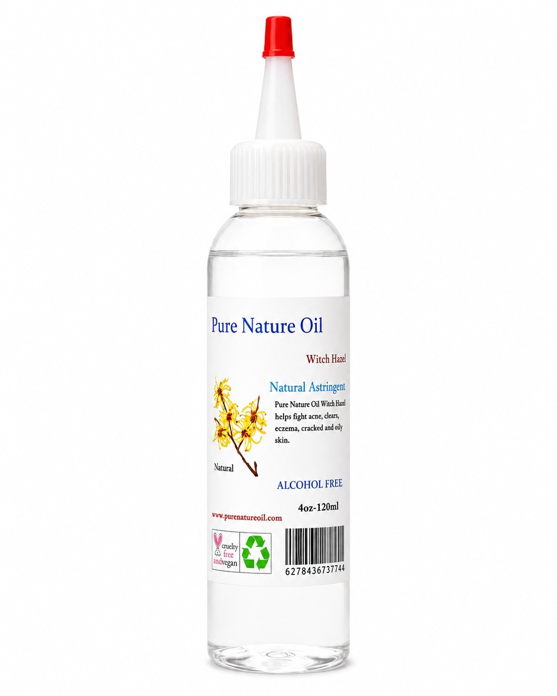 Pure Nature Oil Hamamelis (Hazel) Oil Astringent Naturel 4 oz
