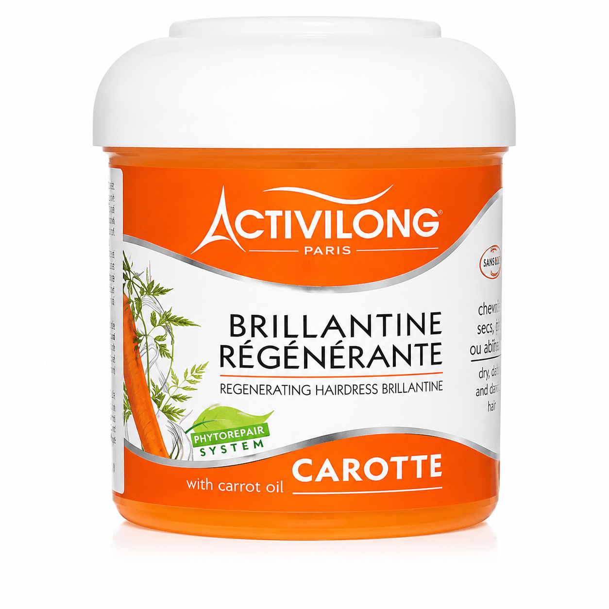 Activilong - brillantine régénérante à l'huile de carotte 125 ml