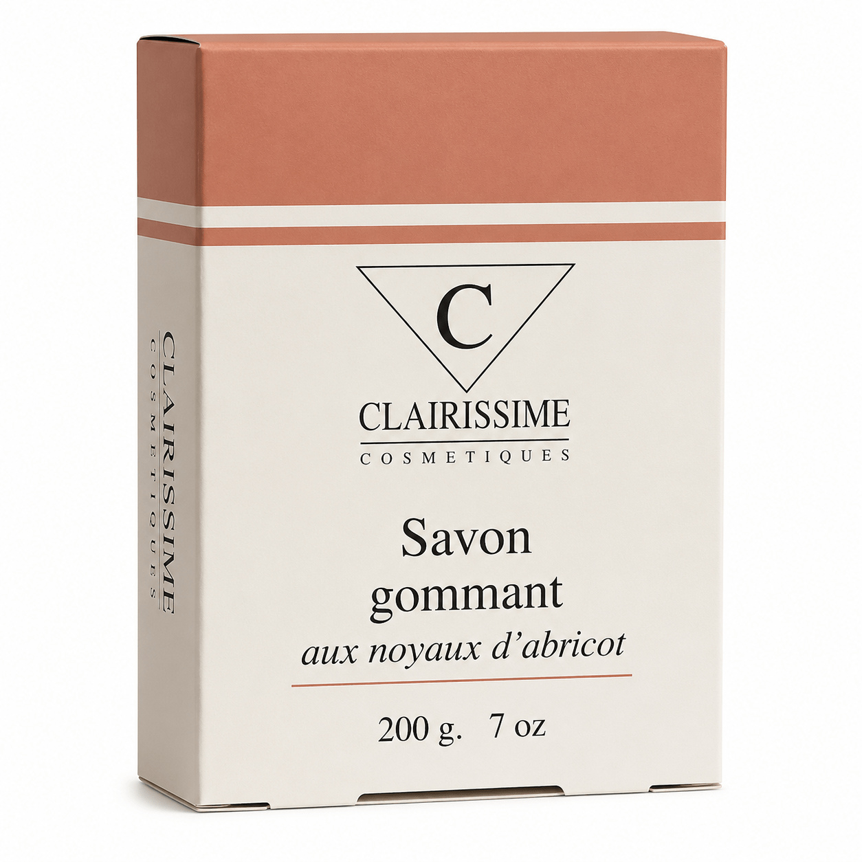 Clairissime - savon gommant aux noyaux d'abricot 200 g