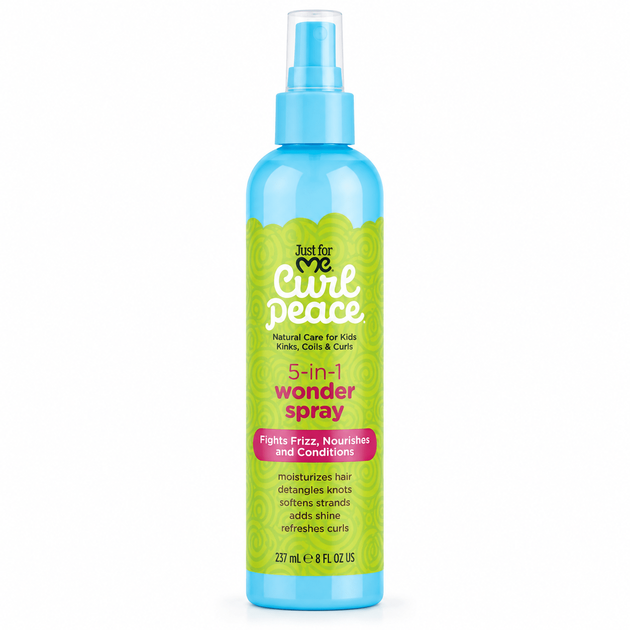 Just For Me Curl Peace Wonder Spray hydratant et démêlant 237 ml