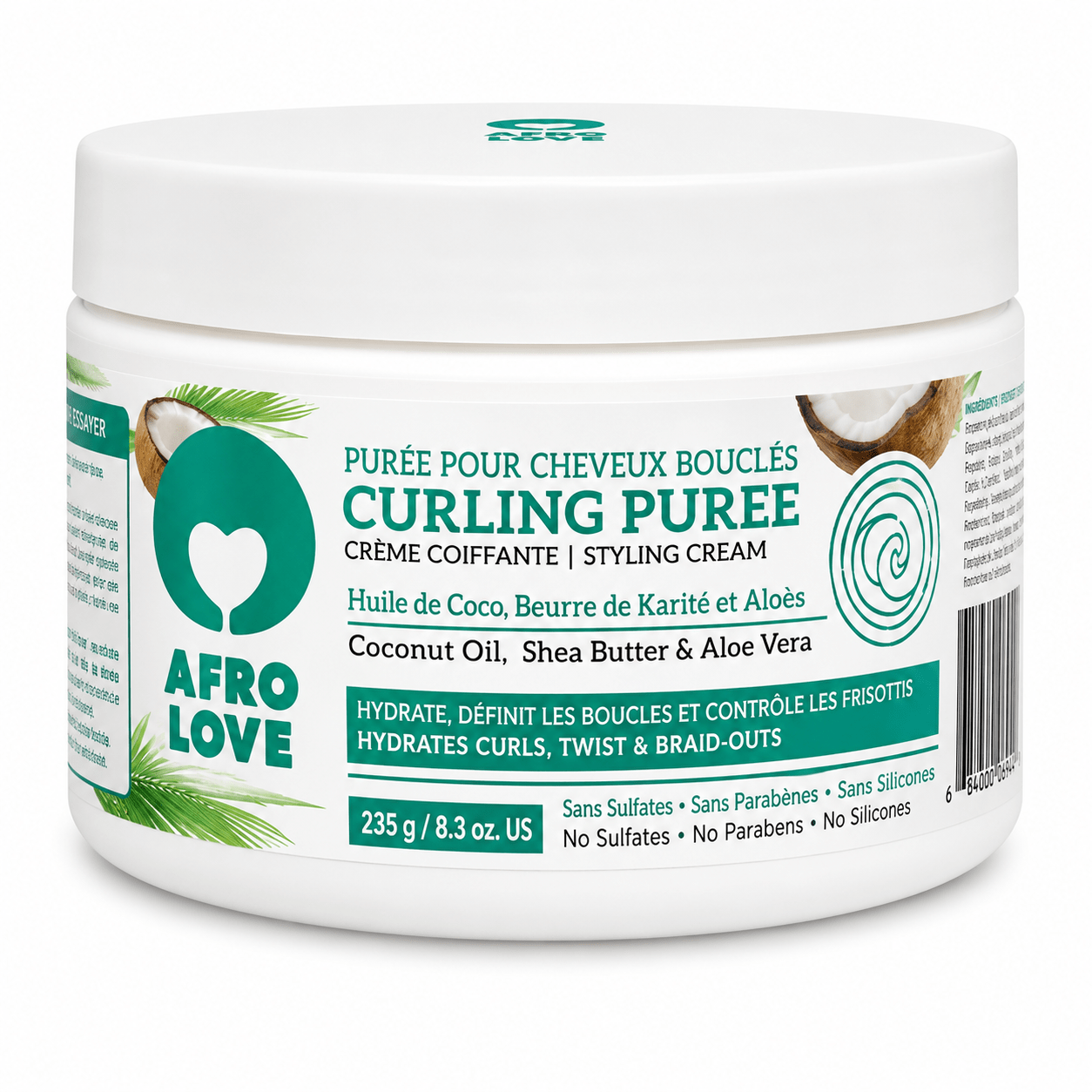 Afro love - purée crème coiffante 235 g