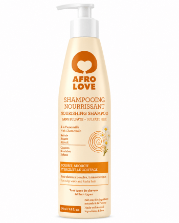 Afro Love shampooing nourrissant camomille 290 ml shampooing doux cheveux texturés