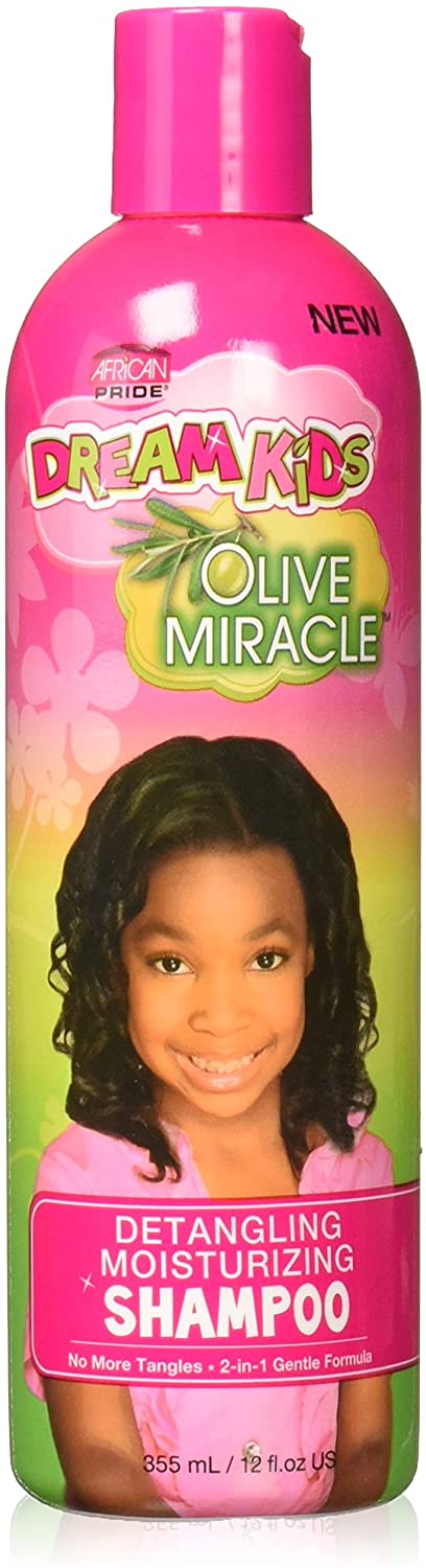 AFRICAN PRIDE DREAM KIDS MIRACLE DETANGLING MOISTURIZING SHAMPOO, 355 ML / 12 FL.OZ