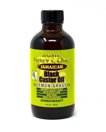 JAMAICAN MANGO & LIME - PURE JAMAICAN BLACK CASTOR OIL LEMON GRASS, 4 FL.OZ / 118 ML