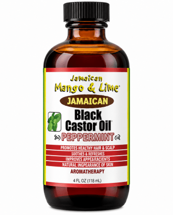 Jamaican Mango & Lime Huile de Ricin à la Menthe Poivrée 4 oz.