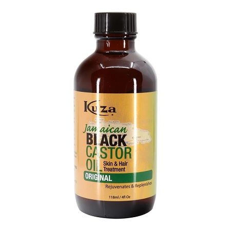 HUILE DE RICIN NOIR JAMAÏCAINE BLACK CASTOR OIL ORIGINAL, 4 FL.OZ / 118 ML KUZA NATURALS
