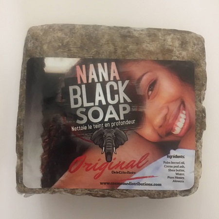 NANA BLACK SOAP, NETTOIE LE TEINT EN PROFONDEUR, ORIGINAL DE LA CÔTE D'IVOIRE, 400 G
