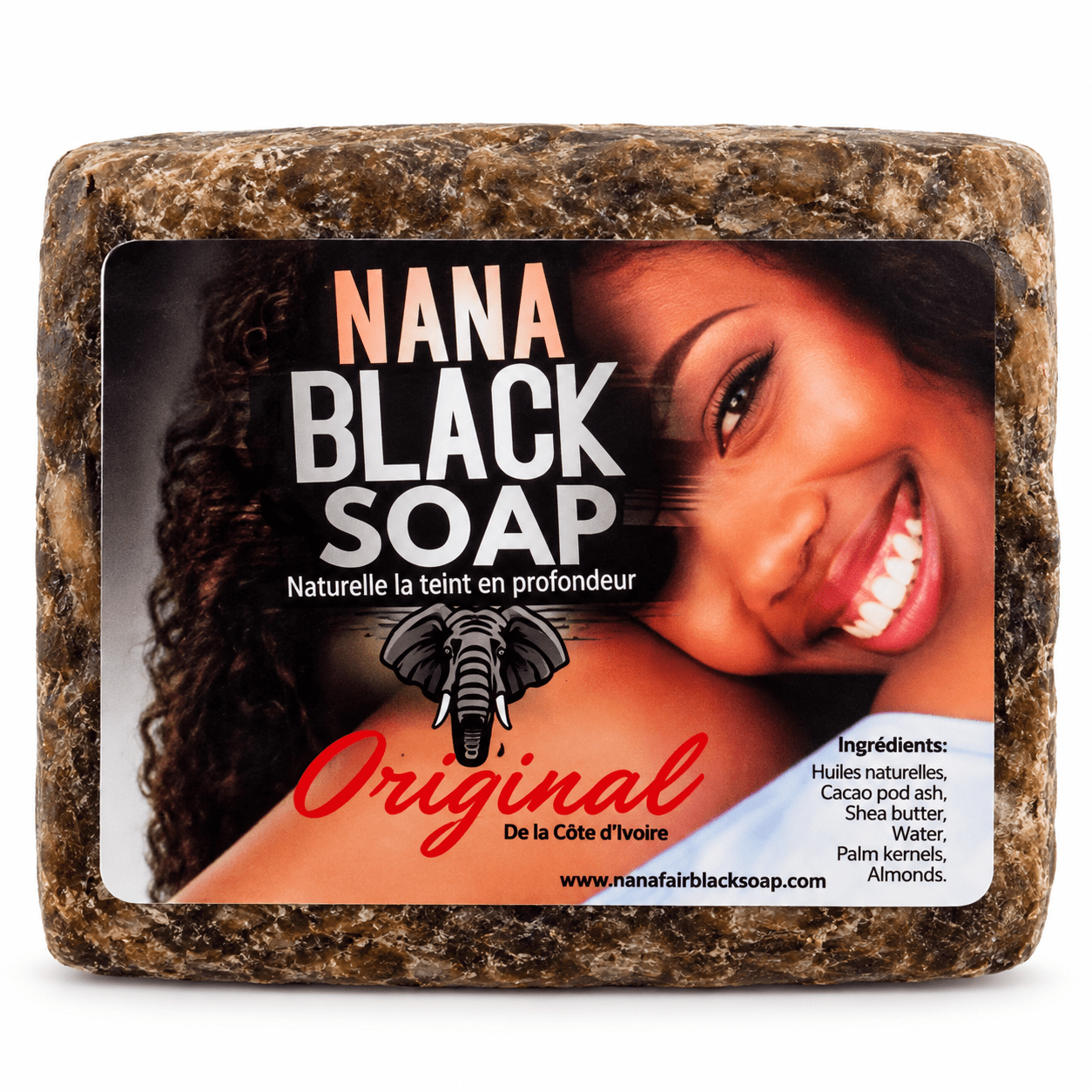 Nana Savon noir naturel corporel 400 g