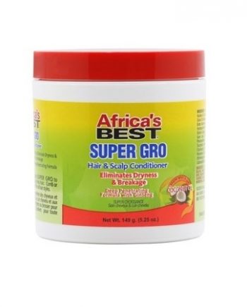 AFRICA'S BEST - SUPER CROISSANCE SOIN CHEVEUX ET CUIR CHEVELU, SUPER GRO HAIR & SCALP CONDITIONER, 149 G / 5.25 OZ