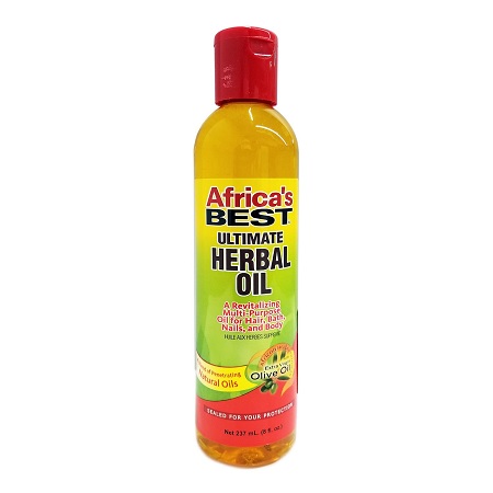 AFRICA'S BEST - HUILE AUX HERBES SUPREME, ULTIMATE HERBAL OIL, 237 ML / 8 FL.OZ