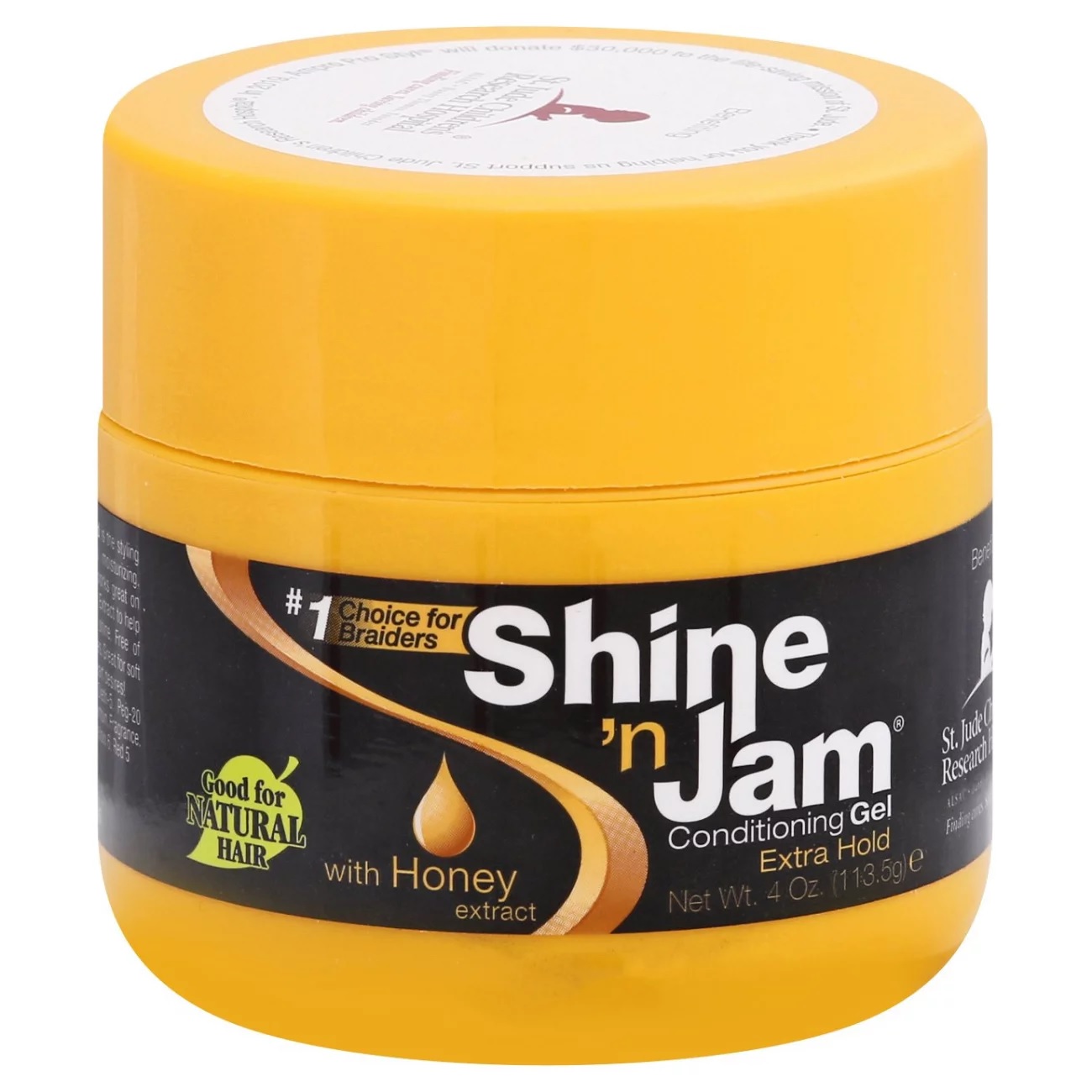 AMPRO - SHINE N JAM CONDITIONING GEL EXTRA HOLD WITH HONEY EXTRACT, SALON SIZE 4 OZ / 113.5 G
