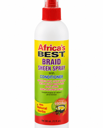 Africa’s Best Braid Sheen Spray 355 ml Shine Spray for Braids